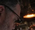 The chef's eyes, close up