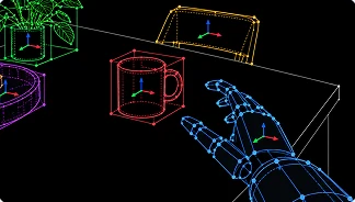 State view: object poses and hand skeleton
