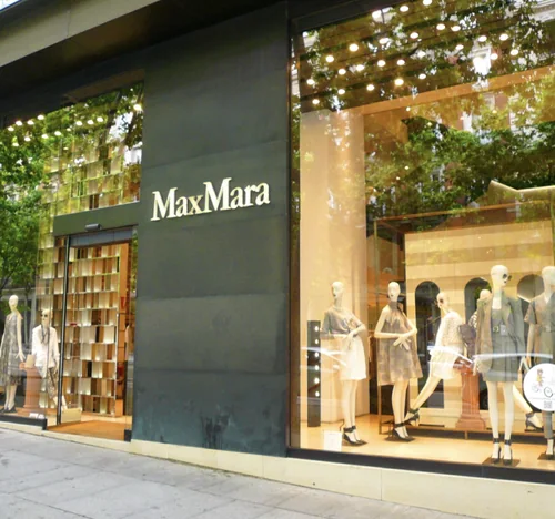 A luxury storefront