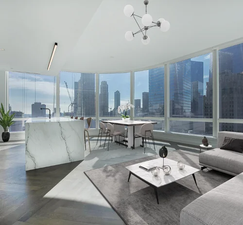 A high-rise apartment interior